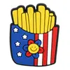 Serie del Día de la Independencia Americana Charms de Goma Suave de PVC para Zapatos Venta al por Mayor Hebillas de Goma Suave de PVC Accesorios DIY