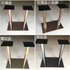 Patas de Mesa de Moda para Cafetería Patas de Mesa de Hierro Fundido Disco para Patas de Mesa Soporte de Acero Inoxidable para Patas de Mesa Patas de Mesa de Comedor de Mármol Celebrum de Internet