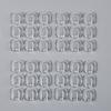 Hebilla de Alambre Transparente Adhesivo de Pared Pieza de Posicionamiento Alambre Autoadhesivo Organizador de Fijación de Alambre Clip Organizador de Cables