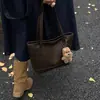Bolsa Grande de Alta Qualidade Retrô Nova Moda Outono/Inverno Bolsa de Ombro para o Dia a Dia Versátil Bolsa Tote Popular
