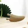 Tabla Gua Sha de Sándalo para Masajear Hombros, Cuello, Puente Nasal y Zona de los Ojos; Herramienta Facial Gua Sha; Dispositivo de Belleza para la Nariz; Peine Meridian