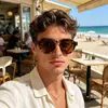 Moda Europea y Americana Nuevas Gafas de Sol Irregulares Estilo Urbano de Moda Versátiles Gafas de Sol de Influencer Gafas Casuales Retro