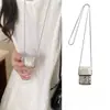 Collar Retro de Estrella de Mar para Chica Hot Cadena Larga para Suéter Estilo Vacacional Collar Plateado Escarchado Estilo Marino Colgante de Estrella