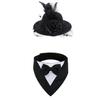 Novo Produto Transfronteiriço Vestido de Casamento para Animais de Estimação Saia de Gaze para Cães Vestido de Casamento Terno de Casamento para Animais de Estimação Chapéu Vestido de Casamento Roupa Formal