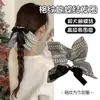 Goma para el pelo con lazo estilo coreano para mujer, Accesorio para el pelo extragrande de alta gama, Goma elástica para el pelo estilo perezoso