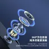 Em Estoque, Entrega Rápida, Microfone de Lapela Quadrado com Clipe e Redução Inteligente de Ruído, Omnidirecional, Microfone Integrado para Múltiplos Dispositivos