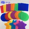Velcro Marcador de Alfombra Pegatina Juego Jardín de Infancia Niños Juego de Rompecabezas Redondo Entrenamiento Niños Velcro Mayoreo