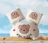 Anillo de natación de oso y conejo lindo transfronterizo para niños, anillo para las axilas, boya salvavidas de PVC, anillo inflable engrosado, venta al por mayor