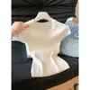 Nuevo Top de Punto de Encaje con Cuello en V Estilo Puro Deseo Verano 2026, Capa Interior de Verano Única y Hermosa, Impresionante Top de Chica Caliente