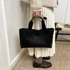 Bolsa de Mano Tote Estilo Coreano Lujo Ligero al por Mayor para Mujer 2025 Invierno Nuevo Gran Capacidad Estampado de Leopardo Bolso de Mano Bolso de Compras de Moda
