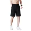 Shorts Casuales de Moda de Algodón Puro para Hombre, de Estilo Maduro para Negocios, de Color Sólido, Tendencia de Verano, Shorts de Trabajo para Hombre