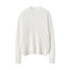Outono e Inverno Novo Tricô Feminino Camisa de Base Estilo Coreano Pulôver Torcido Suéter Quente 100% Caxemira Pura Suéter Outono e Inverno