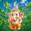 Elefante Criativo Celebridade da Internet Design Plano Mais Vendido Novo Modelo Fofo Ornamento de Acrílico para Pendurar Decoração de Interior de Carro Transfronteiriça Hongyao