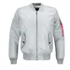 Chaqueta de Algodón Casual para Hombre con Cuello Alto Estilo Fuerza Aérea Transfronteriza No. 1 Ma01 Uniforme de Béisbol de Piloto Otoño e Invierno Talla Grande Chaqueta de Algodón