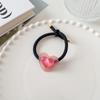 Pinza para el cabello rosa jelly amor flequillo pinza tamaño pequeño clip lateral lazo cuerda para el cabello banda para el cabello lindos accesorios para el cabello venta al por mayor