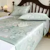 Esterilla Refrigerante Clase A de Manantial de Hielo, Esterilla Refrigerante de Aire Acondicionado, Esterilla Refrigerante de Seda de Hielo, Sábana de Cama para el Hogar de Verano, Esterilla Suave Plegable, Lavable a Máquina