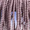 Cuentas redondas de cristal de color sólido de 4 mm, cuentas de imitación de jade, productos semiacabados, accesorios con cuentas de aproximadamente 40 cm de largo, accesorios para joyería