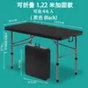 Mesa Plegable, Mesa de Comedor Doméstica Simple Portátil, Mesa de Comedor Rectangular Pequeña para Apartamento, Puesto de Mercado Nocturno al Aire Libre