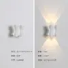 Nova Lâmpada de Parede Externa Transfronteiriça Lâmpada Lavadora de Parede de Porta à Prova d'Água Lâmpada de Parede Externa Criativa Lâmpada de Parede para Pátio Varanda Lâmpada de Parede Decorativa
