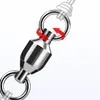Conector de conversión de rodamiento para objetos grandes de ocho anillas para pesca en el mar Luya Accesorios de pesca de 8 anillas Acero inoxidable