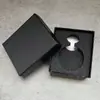 Caja de Empaque para Reloj de Bolsillo Negro Tinta Patrón de Diamante Caja de Reloj de Bolsillo Exquisita con Tapa Superior e Inferior Puede ser Caja de Empaque para Regalo de DÍA
