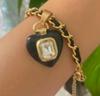 Pulsera de amor de flor de perla ópalo chapada en oro real Corea del Sur ins pulsera dulce ajustable pulsera de lujo ligero