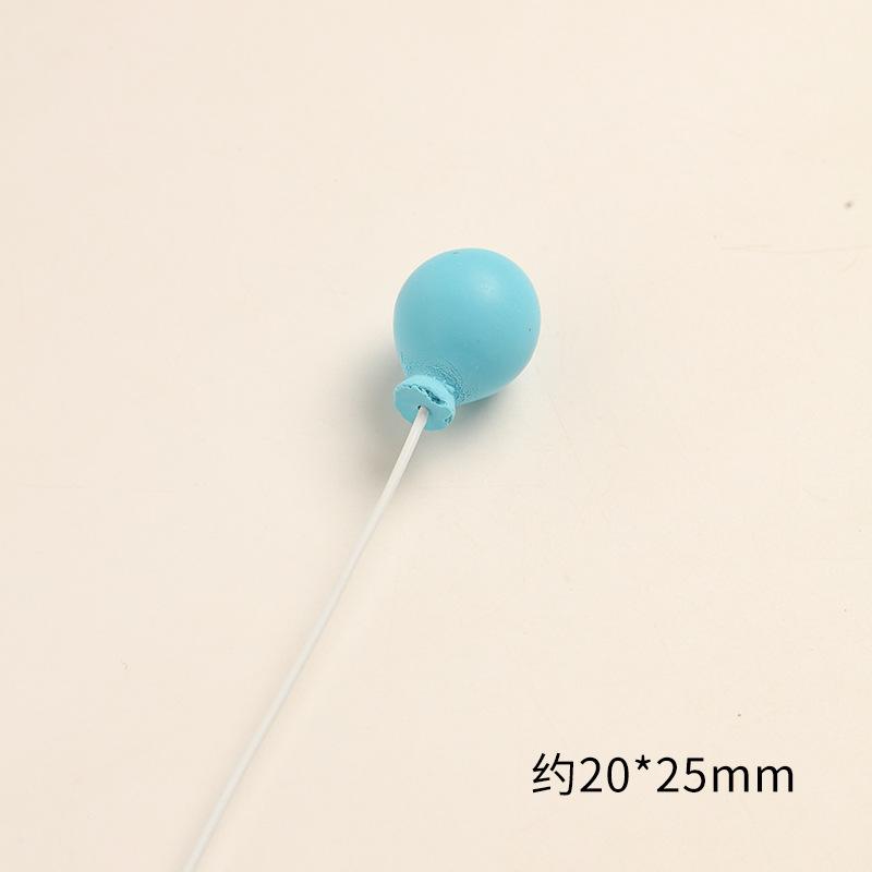 SKU-20-湖蓝色椭圆气球 一个