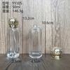 Frasco Amostra de Perfume Yy105-50Ml-3 Baioneta com Logo Imprimível Spray de Perfume Reembalado Frasco Vazio Conveniente