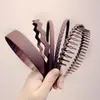Faixa de Cabelo Fosca Feminina Dentada Antiderrapante Para Cabelos Quebrados Pressionar o Rosto Faixa Para Shampoo Aplicação de Máscara Presilha Especial Para Cabelo Verão Coque de Cabelo Acessório de Cabeça