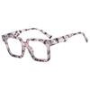 Lentes de Sol Unisex de Moda de Marco Grande y Colorido para Personalidad para Comercio Transfronterizo, Moda Urbana, Lentes sin Graduación Anti Luz Azul