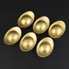 Lingotes de Cobre Banhados a Ouro Sólido para Atração de Riqueza, Decorações para Sala de Estar, Presentes de Inauguração de Casa