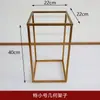 Nuevo Soporte de Flores para Guía de Carretera de Hierro Forjado Accesorios para Bodas Suministros Contenedor de Flores para Mesa Principal de Boda Base para Arreglos Florales Adorno Accesorios para Fotografía