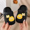 2024 Lindas Pantuflas de Queso para Niños de Verano con Suela Gruesa para el Hogar Antideslizantes Baotou Zapatos con Agujeros para Niños y Niñas