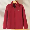 Sudadera cálida de forro polar para mujeres de mediana edad y mayores, chaqueta de forro polar para exteriores con cuello alto a prueba de frío, abrigo para madre, chaqueta de forro polar deportiva transfronteriza