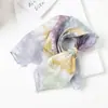 Lenço Xadrez com Bolinhas Vintage de Alta Qualidade Lenço Decorativo para Cabeça Lenço de Seda Novo Estilo Primavera e Verão