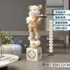Alemanha 2026 Novo Modelo Fabricante Urso Violento De Chão Grande Enfeites Acessórios para Casa Sala de Estar Gabinete de TV Mesa Lateral de Sofá Quarto