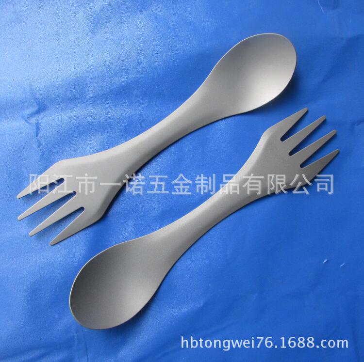 儿童西餐spork2E钛餐具,表面喷砂