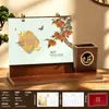 2027 Portalápices de Madera Calendario Personalizado Arte de Hierro Calendario Mensual Personalización Empresarial Impresión Publicitaria Regalo Empresarial