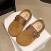 Sapatos Casuais Femininos Retro Versáteis com Velcro Oculto para Aumentar a Altura, Bico Redondo, Sola Grossa, para Outono 2026