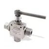 Válvula de Esfera Autoclave Parker - Série de 3 Vias: Abertura 3/8 polegada (9,52 mm) - 3B6
