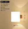 Lámpara de Pared de Madera Maciza Nórdica Mesita de Noche Dormitorio Simple Creativa Pared de Fondo de Sala de Estar Pasillo Escalera Luz Accesorios de Lámpara de Madera Maciza Tela