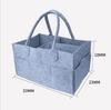 Bolsa de Fraldas de Feltro Amazon para Maternidade e Bebê Bolsa Grande de Viagem para Armazenamento Bolsa de Fraldas de Feltro Logotipo Personalizado