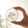 3-90cm Bola de Plástico Transparente Decorativa Navideña Bola Navideña Flor Eterna Bola Redonda Hueca Bola Decorativa Colgante de Acrílico