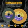 Disco de Rectificado de Diamante Yiwei para Amoladora Angular, Malla Doble Acero Inoxidable Metal Especial Resistente al Desgaste Disco Rueda de Rectificado Venta al por Mayor