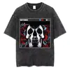 Nova Camiseta Hip-Hop Deftones Lavada Manga Curta Gola Redonda Y2K Roupas Masculinas Novas Blusas e Camisetas Camiseta masculina