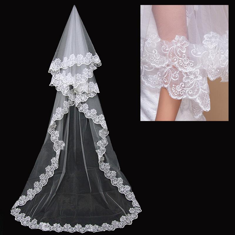 T06-3M白色 加密花边