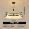 Nuevo candelabro todo de cobre estilo chino, luz estética de sala de estar estilo Dinastía Song, candelabro de esmalte de alta gama estilo chino para vestíbulos de villas y comedores