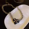 Collar de espinas de amor de celebridades de Internet, estilo hip hop, para mujer, moderno, con viento frío, dulce, fresco, temperamento frío, cadena para clavícula.