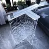 Pernas de Mesa Luminosas Acrílicas Foscas Pernas de Mesa de Toucador Estrutura de Suporte Pernas Mesa de Ilha Barra de Suporte de Mesa Canto de Mesa com Luzes