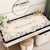 Tapete para Mesa de Cômoda Luxo Leve Quarto de Alto Padrão Mesa de Maquiagem Tapete Lavável à Prova de Óleo À Prova d'Água Toalha de Mesa para Unhas Mesa de Escritório